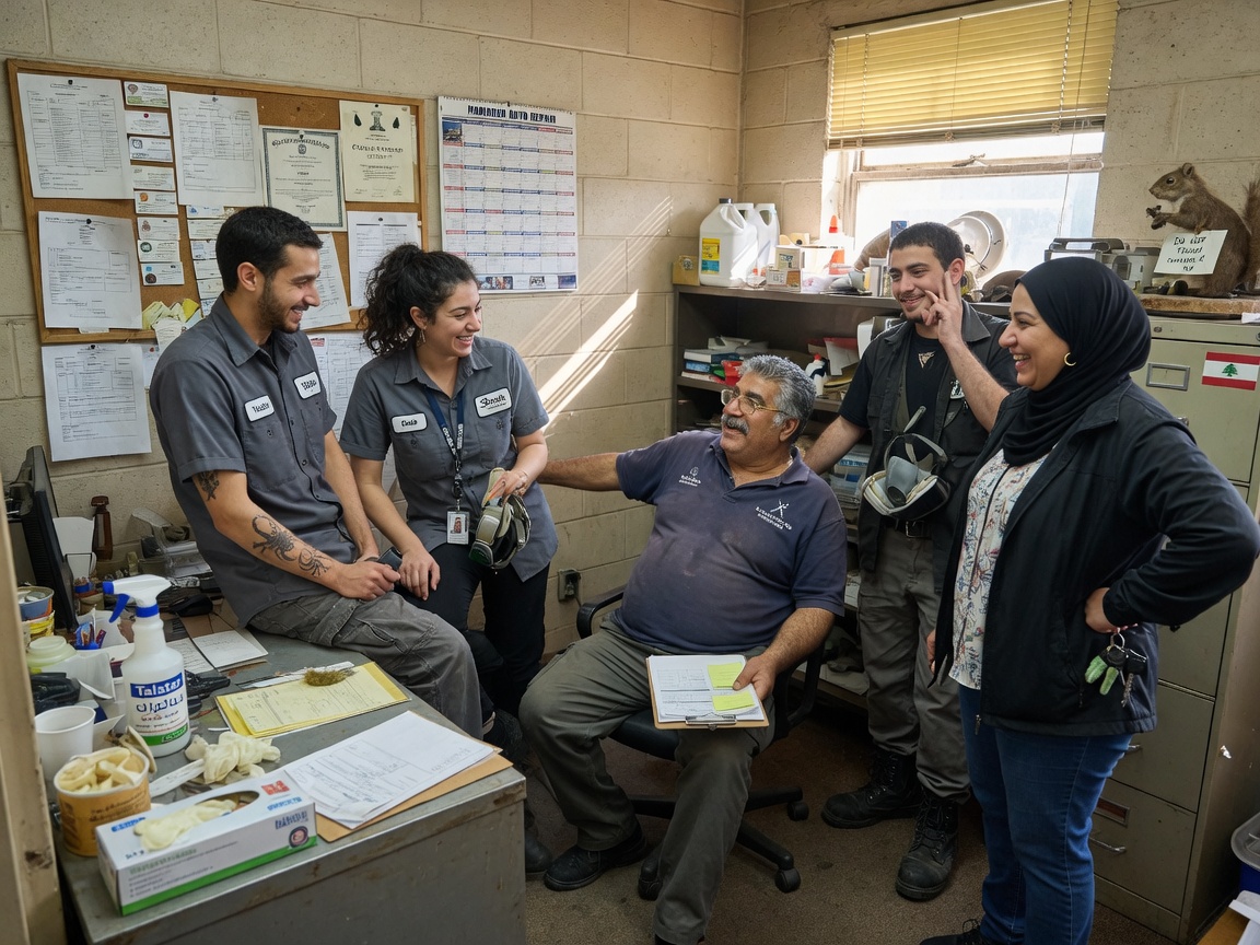 The Pro Pest Experts team at work in Dearborn