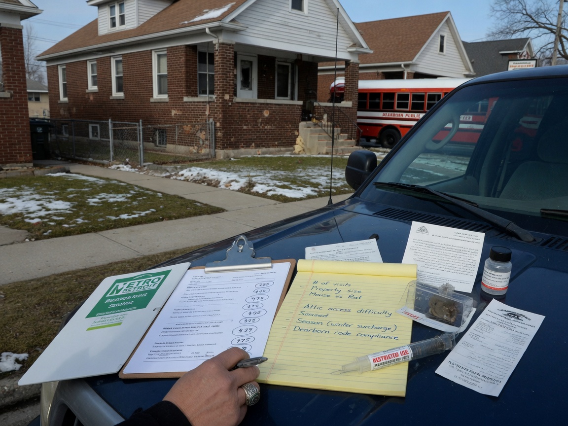 What Affects Pricing For Rodent Control Services In Dearborn Michigan
